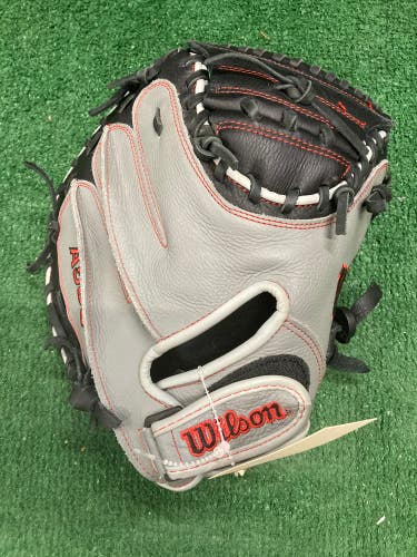 Black Wilson A500 RH Catcher's Baseball Glove 32" (Used)