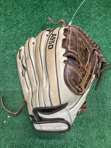 Brown Wilson A950 RH Baseball Glove 12" (Used)