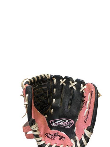 Used Rawlings PLAYER SERIES PL91PB BB/SB Glove T-ball Black 9" 11706-S000358628