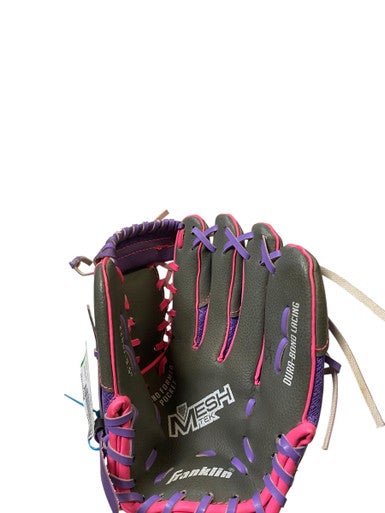 Used Franklin 22867 BB/SB Glove T-ball Purple 9 1/2" 11706-S000358675
