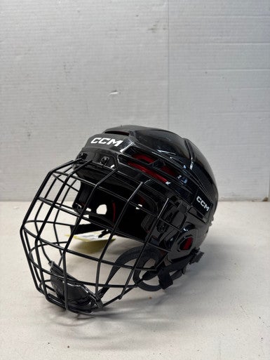 Used CCM TACKS 70 Helmet Cage Combo Black MD 11835-S000196943