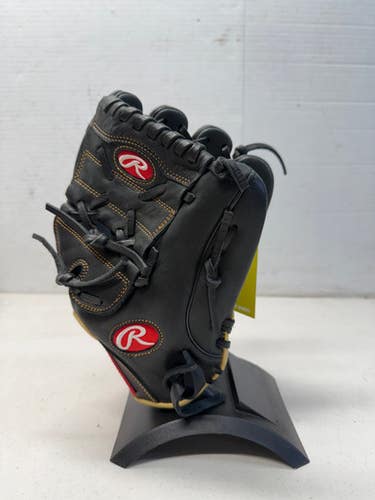 Used Rawlings GGE1202PBC BB/SB Glove RH Throw Black And Tan 12" 11835-S000196920