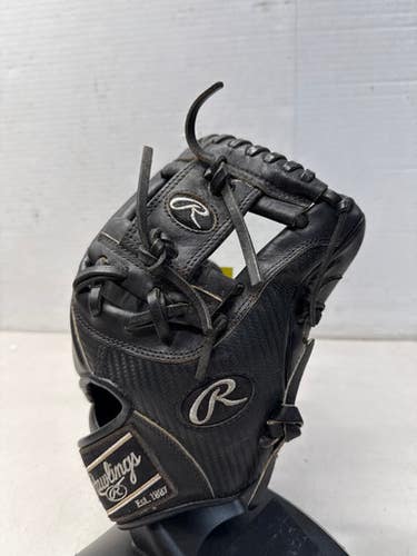 Used Rawlings PROR204-2BBCF BB/SB Glove RH Throw Black 11 1/2" 11835-S000196954
