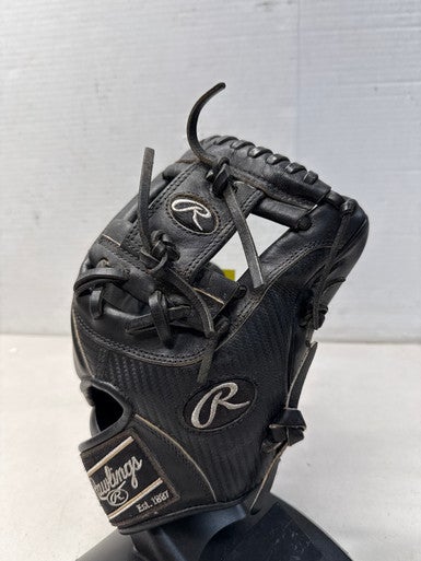 Used Rawlings PROR204-2BBCF BB/SB Glove RH Throw Black 11 1/2" 11835-S000196954