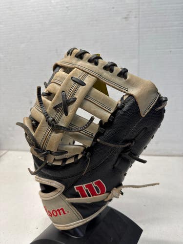 Used Wilson FP1620 BB/SB First Base RH Throw Black And Grey 12 1/2" 11835-S000196974