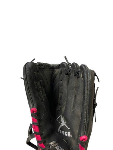 Used Mizuno GPP 1155F1 RH Throw Fastpitch Gloves Black 11 1/2" 11706-S000358868