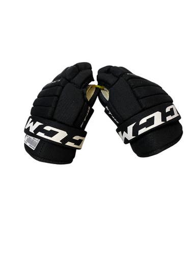 Used CCM FT455 Youth Gloves Black 8" 11706-S000358837
