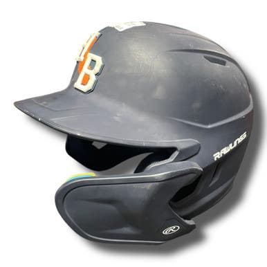 Used Rawlings IMPAX Batting Helmet No Mask Navy Blue One Size 11375-S000363693