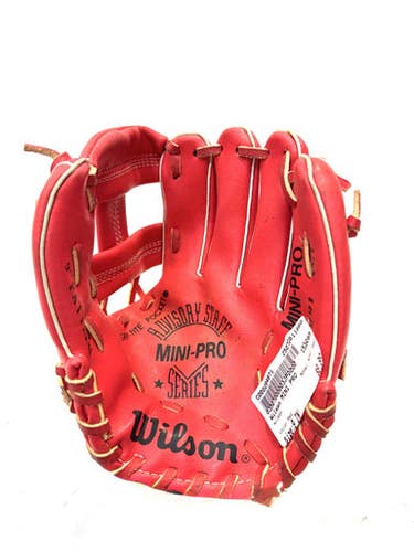 Used Wilson MINI PRO BB/SB Glove RH Throw Red 9" 11860-C000294971