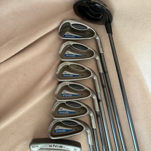 Men's Ping G2 Right Handed Clubs (Full Set) Regular Flex 9 Pieces (Used)