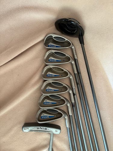 Men's Ping G2 Right Handed Clubs (Full Set) Regular Flex 9 Pieces (Used)