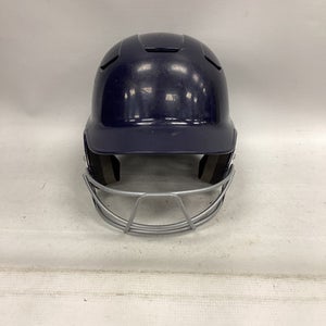 Used Easton HELMET Batting Helmet w/Mask Navy Blue M/L 11851-S000035368