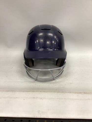 Used Easton HELMET Batting Helmet w/Mask Navy Blue M/L 11851-S000035368