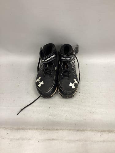 Used Under Armour Jr FB Cleats Black Junior 02.5 11851-S000035334