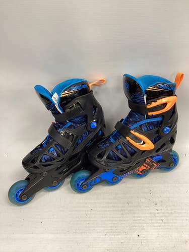 Used Rollerblade ADJ Child Rec Fitness Skates Black Adjustable 11851-S000035304