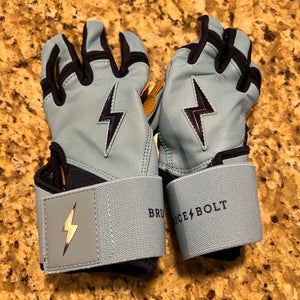 Bruce Bolt Youth Small Long Cuff Batting Gloves (New)