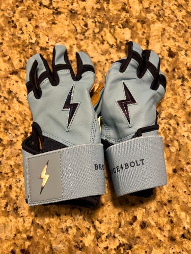 Bruce Bolt Youth Small Long Cuff Batting Gloves (New)