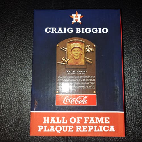 Craig Biggio Hall Of Fame Replica Plaque