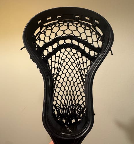 Professionally Strung ECD Delta Lacrosse Head With Hero 4.0 Mesh