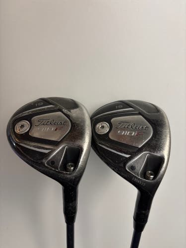 Titleist 910F 3 & 5 Wood Set, Stiff Flex Right Hand