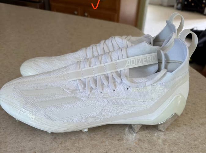 Men's Size M 11.0 (W 12.0) Low Top Adidas Adizero 8.0 Molded Cleats (New)