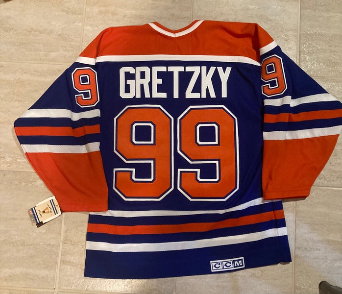 Edmonton Oilers - CCM HEROES OF HOCKEY WAYNE GRETZKY OILERS JERSEY - SENIOR