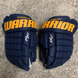 Warrior Franchise AX1 Pro Stock Hockey Gloves 13N Sundqvist St Louis Blues