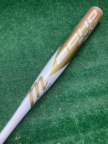 White 2023 Marucci Echo DMND Alloy Bat (-12) Alloy 19 oz 31" (Used)