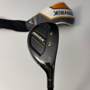 Callaway Mavrik 18* 3 Hybrid Stiff Flex Right Hand