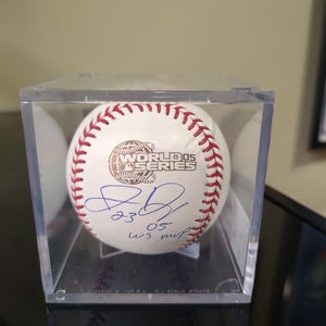 Official 2005 MLB World Series Baseball Signed by World Series MVP Jermaine Dye