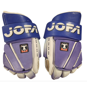 JOFA ASD 6000 HOCKEY GLOVES BLUE WHITE LEATHER