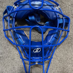 FORCE3 Traditional Defender Catcher's Mask Shock Suspension System Royal Blue NEW w Defects 1