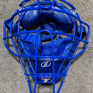 FORCE3 Traditional Defender Catcher's Mask Shock Suspension System Royal Blue NEW w Defects 2