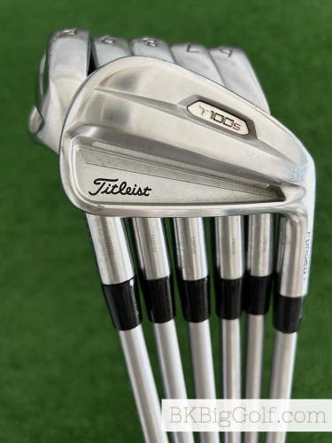 Titleist T100s 21 Forged Iron Set 5-P / Project X LS 6.0 Stiff +1/2