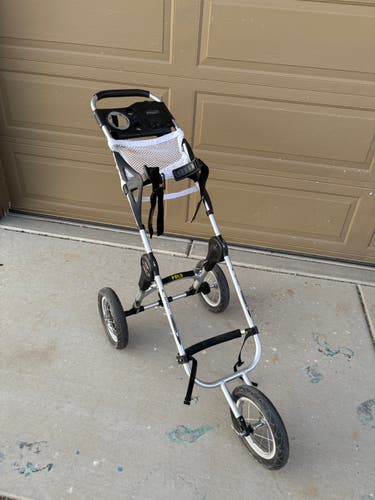 Silver Unisex Bag Boy EZ Fold 12 Push Cart (Used)