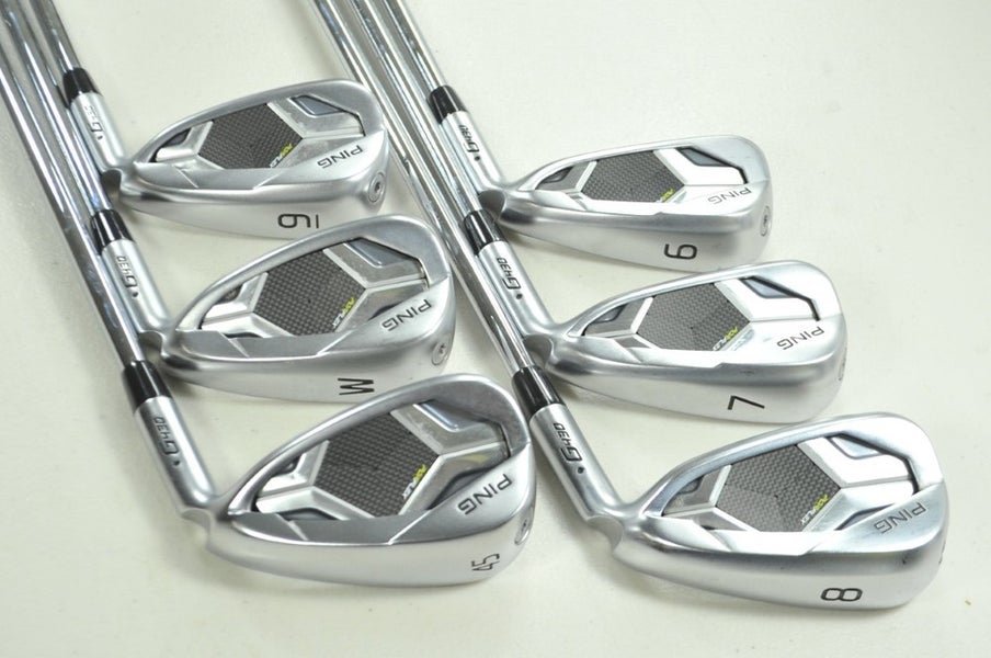 Ping G430 6-W,45* Iron Set Regular Flex Black Dot Right AWT 2.0 Steel # 198535