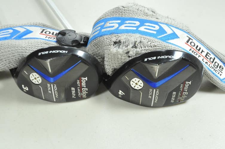 Tour Edge Hot Launch E522 3 and 4 Hybrid Set Senior Flex Right Graphite # 198782