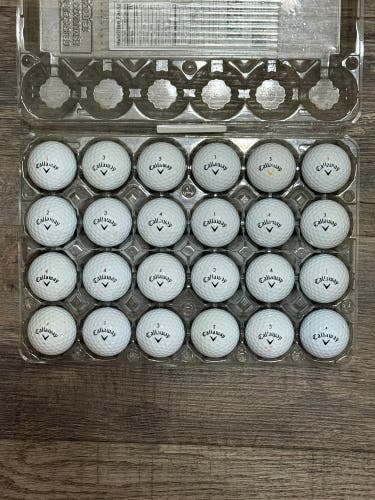 24 Callaway Golf Balls - Various Models (HEX, Diablo) 5A MINT CONDITION ONLY