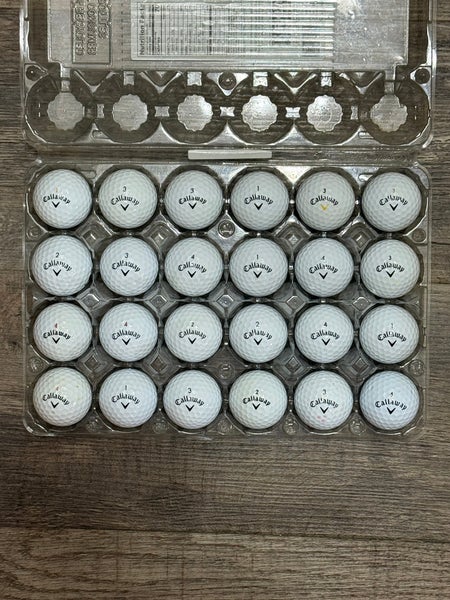 24 Callaway Golf Balls - Various Models (HEX, Diablo) 5A MINT CONDITION ONLY