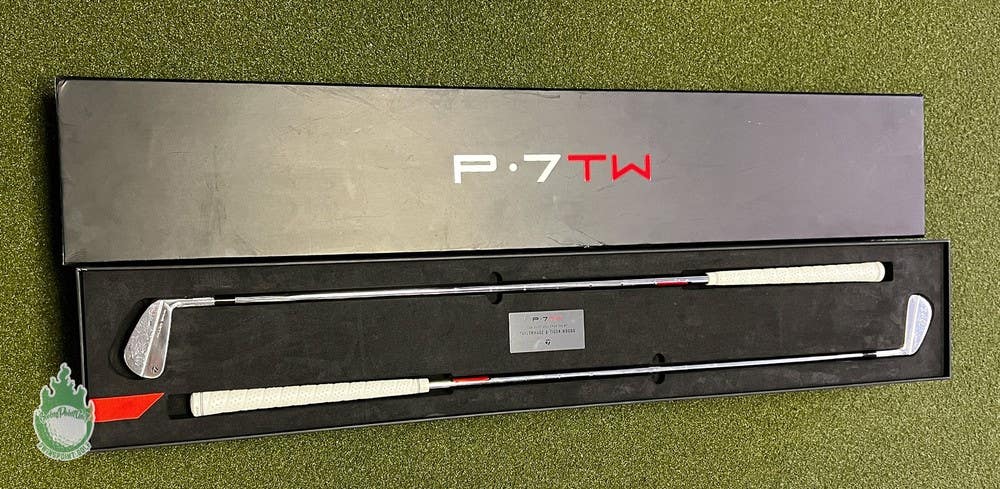 TaylorMade P-7TW Milled Grind Forged Irons 4-PW KBS Tour Stiff Steel Golf Set