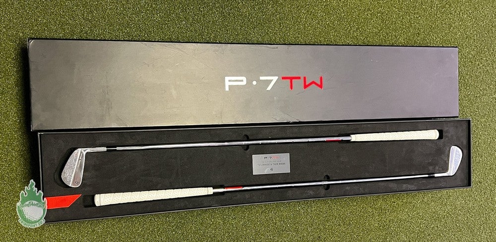 TaylorMade P-7TW Milled Grind Forged Irons 4-PW KBS Tour Stiff Steel Golf Set