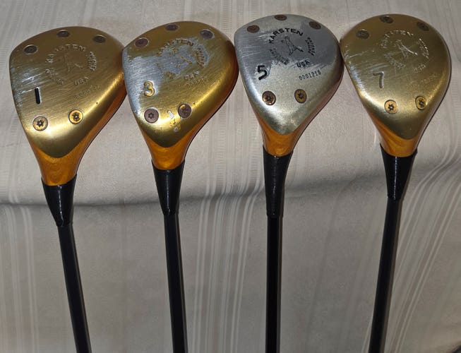 Ping Karsten Zing AND Ping Zing Driver 3, 5,  and 7 Woods Graphite Shafts RH