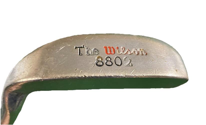 The Wilson 8802 Napa Blade Putter RH Steel 35" New Grip Great Vintage Club