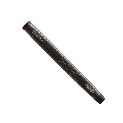 NEW Winn Dri-Tac Dark Grey Midsize Pistol Golf Putter Grip 68DT-DG