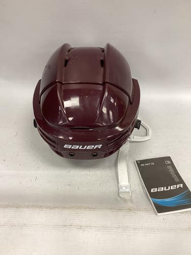 Used Bauer REAKT 75 Hockey Helmet Only Maroon LG 11851-S000034778