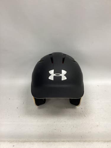 Used Under Armour CHARGED Batting Helmet No Mask Black One Size 11851-S000035260