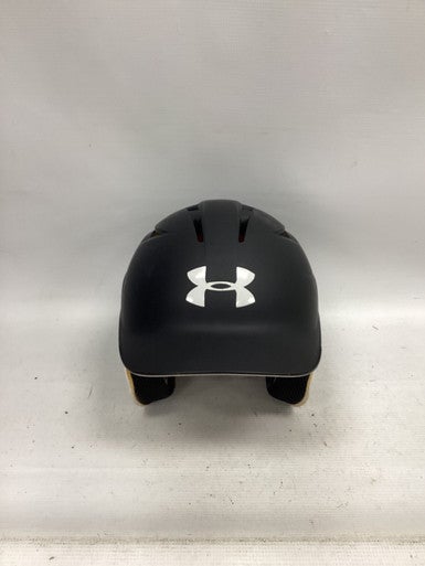Used Under Armour CHARGED Batting Helmet No Mask Black One Size 11851-S000035260