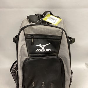 Used Mizuno BACKPACK BB/SB Player Backpack Grey And Black 11851-S000034709