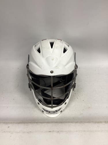 Used Cascade CS-R Lacrosse Helmet White One Size 11851-S000035211