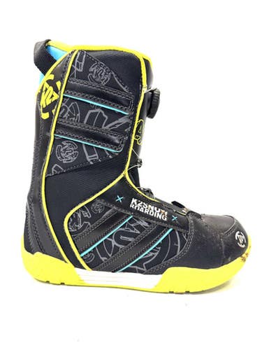 Used K2 VANDAL BOA Mens Snowboard Boots Black Senior 6 11860-S000294926